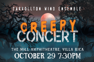 The Carrollton Wing Ensembles Creepy Concert at the Mill