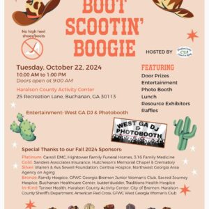 Haralson County Council on Aging “Senior Boot Scootin Boogie”