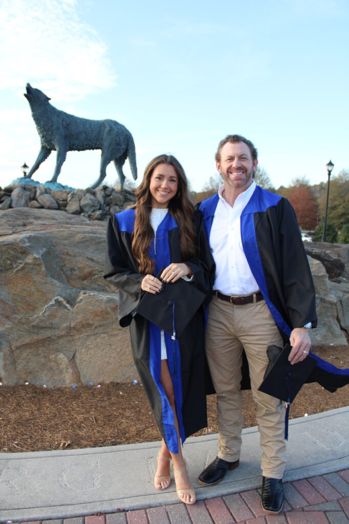 Family ties and tassels: Father-daughter duo graduate together at UWG Fall Commencement