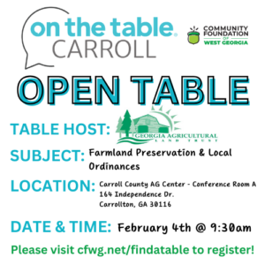 Open Table