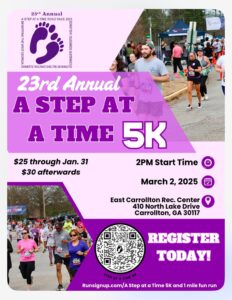 A Step at a Time 5K and fun run