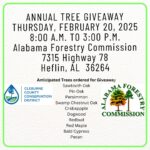 Arbor Day Tree Giveaway Heflin