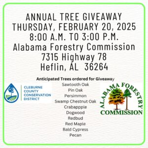 Arbor Day Tree Giveaway Heflin