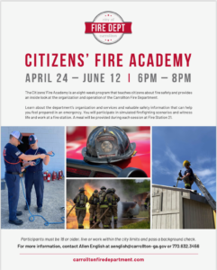 Citizens’ Fire Academy