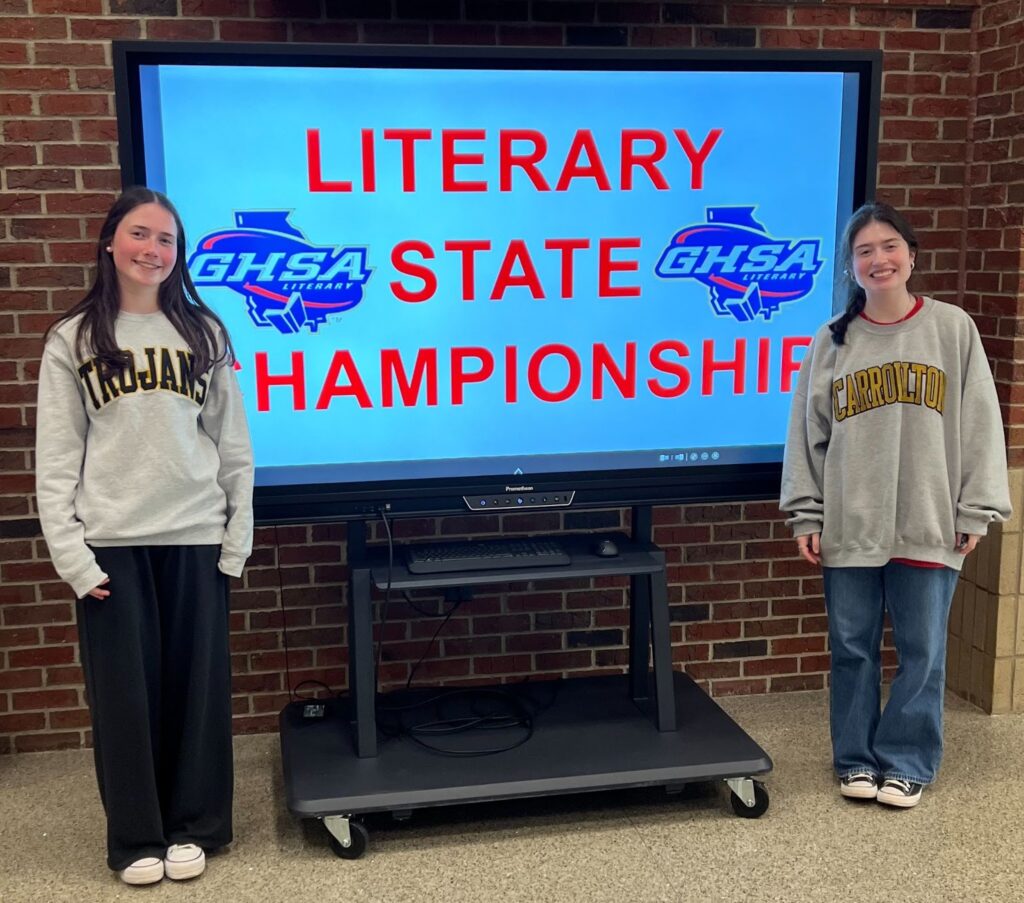 Audrey Browning adds GHSA Literary State Champion to her resume